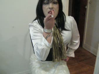 Fetish Trans - Glam Tranny Smoking Fetish