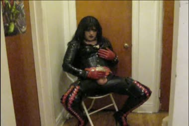 Fetish Trans - Shemale Boots  Gloves Masturbation