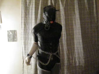 Fetish Trans - Zentai Bound N Gagged