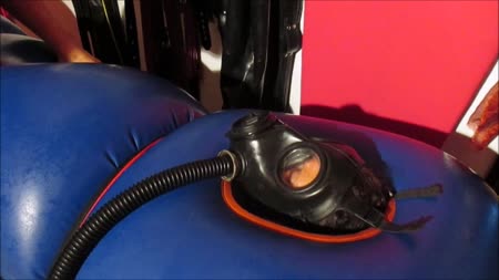 Little Kim Firtst Time Bondage Part 2 - Part 2 of the adventure of rubber kim. She find an advertisement on the internet of rubbermaster josh. He offers extreme rubber bondage therapy sessions. She loves rubber and latex but has never been tied up in it so she makes an appointment with this rubbermaster. He shows her some inflatable sleepsacks and ather gear. Sha cant wait to get into one of these bags. She also wanted to try some e-stim and breathcontrol.